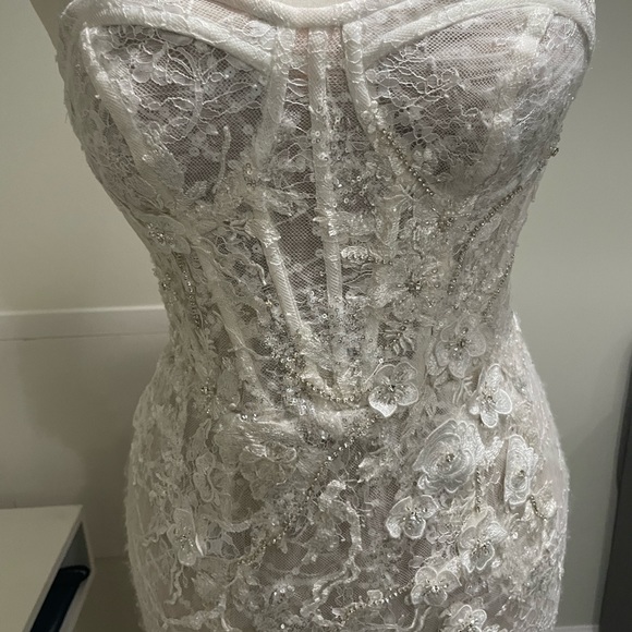 Galina Signature Wedding Prom Dress Sz 6! - Picture 6 of 9